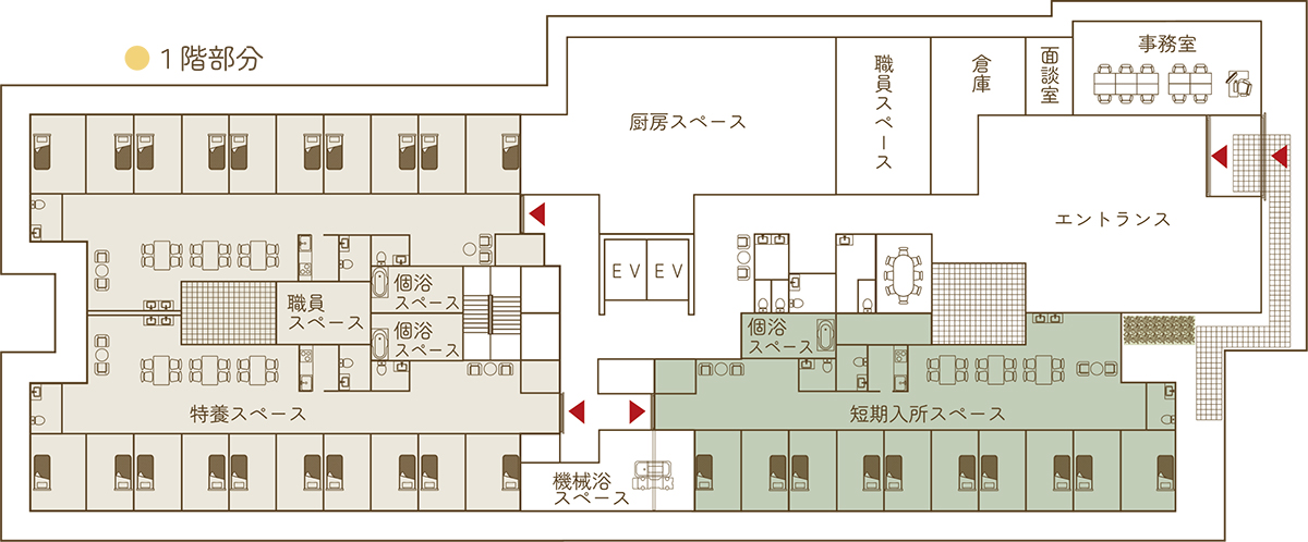 フロアマップ1階